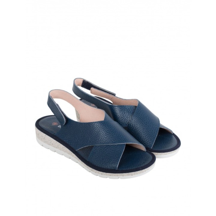 DOCTOR CUTILLAS Sandalias Cuna Piel Azules