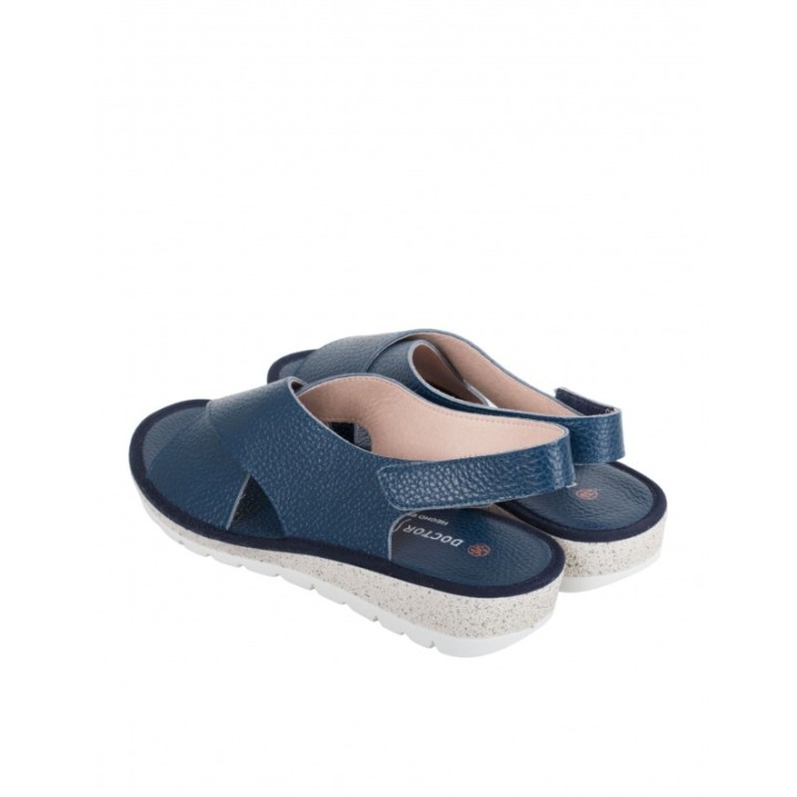 DOCTOR CUTILLAS Sandalias Cuna Piel Azules