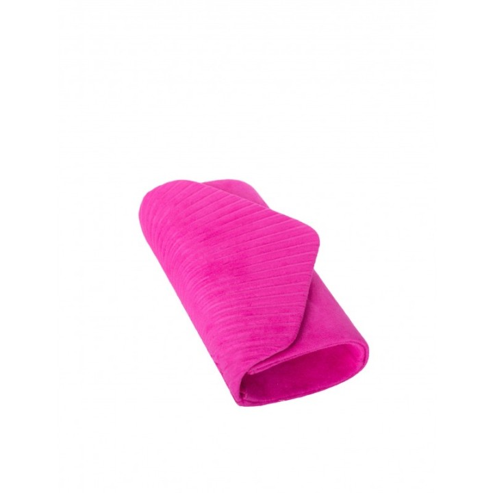 Bolso Fiesta Solapa Fruncida Fucsia