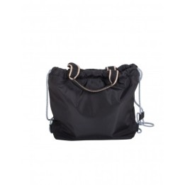 Bolso Mochila Nylon Negro