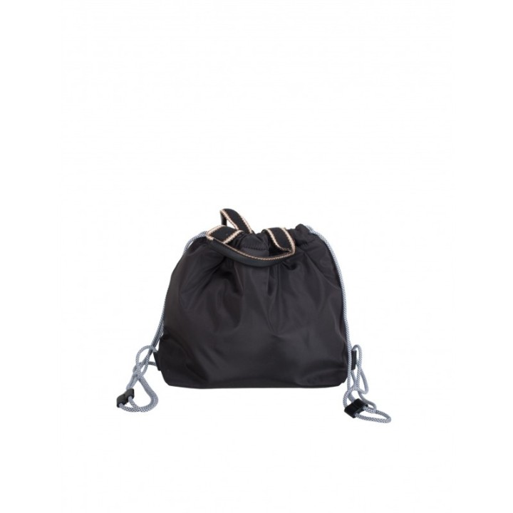 Bolso Mochila Nylon Negro