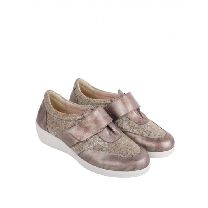 DOCTOR CUTILLAS Zapatos Cuna Velcro Metalizados