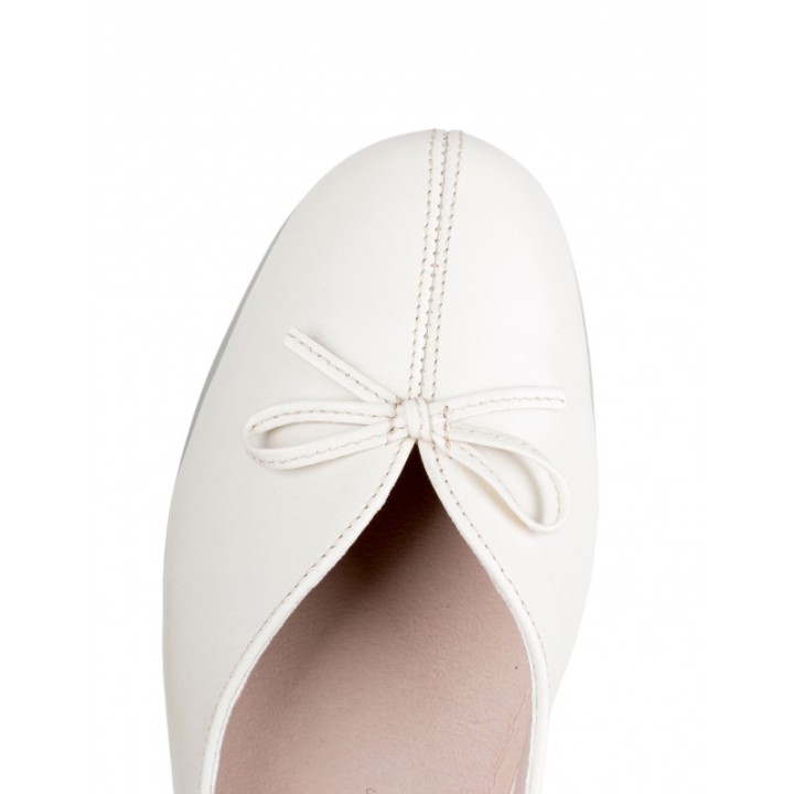 48 HOURS Bailarinas Cuna Lazo Crema