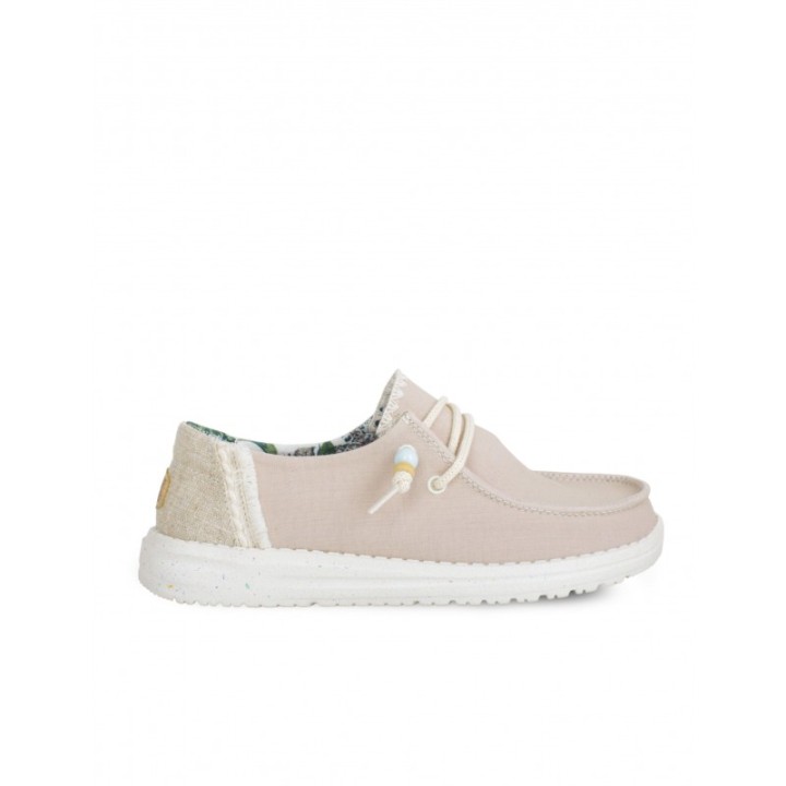 HEY DUDE Mocasines Tela Casual Taupe