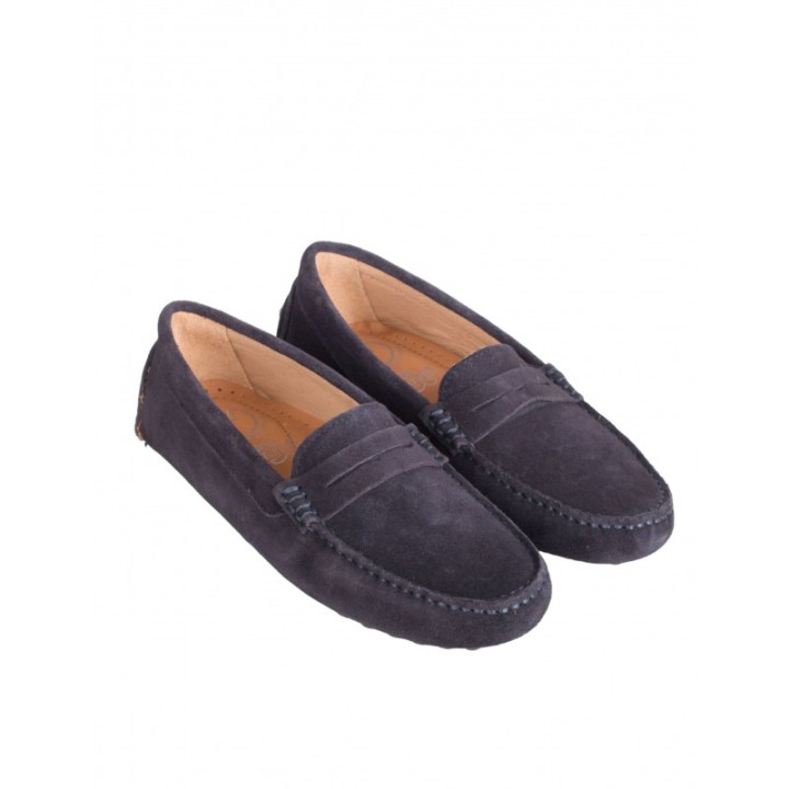 Mocasines Azul Mujer Tacos Goma PERA LIMONERA