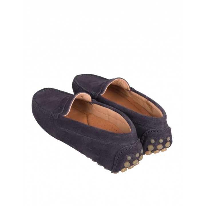 Mocasines Azul Mujer Tacos Goma PERA LIMONERA