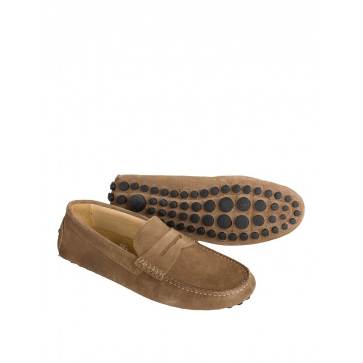 Mocasines Tacos Goma Taupe Hombre PERA LIMONERA