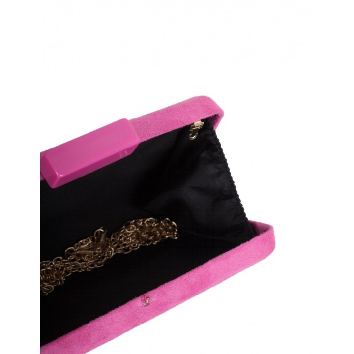 Clutch Fiesta Liso Fucsia