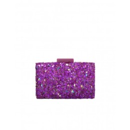 Clutch Fiesta Piedras Violeta