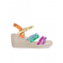 Sandalias Cuna Esparto Metalizada Colores
