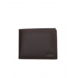LEVIS Cartera Billetera Piel Marron Hombre