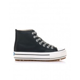 MUSTANG Zapatillas Altas Negras Puntera Goma