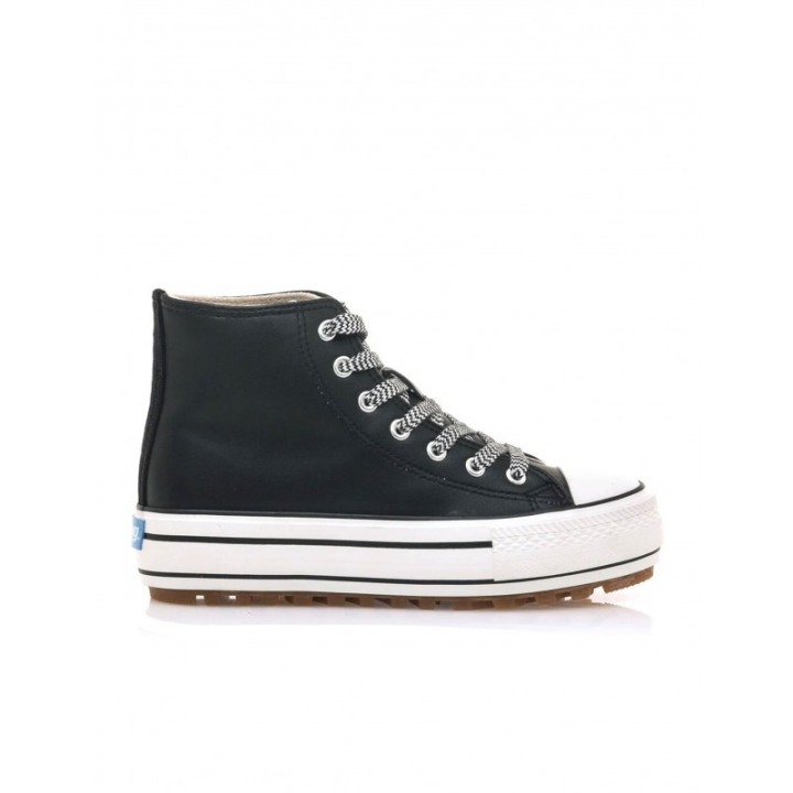 MUSTANG Zapatillas Altas Negras Puntera Goma
