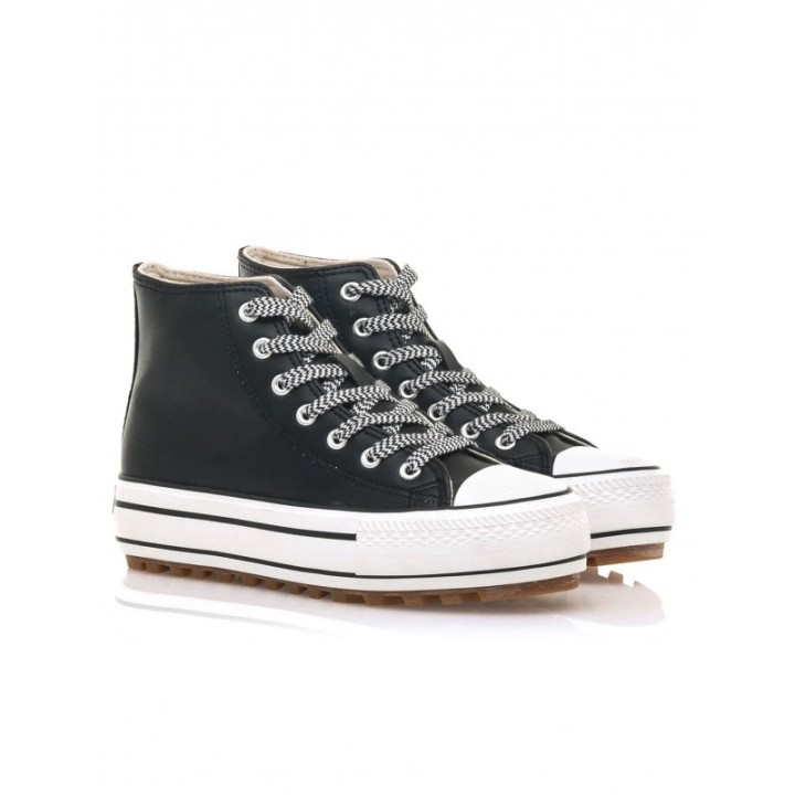 MUSTANG Zapatillas Altas Negras Puntera Goma