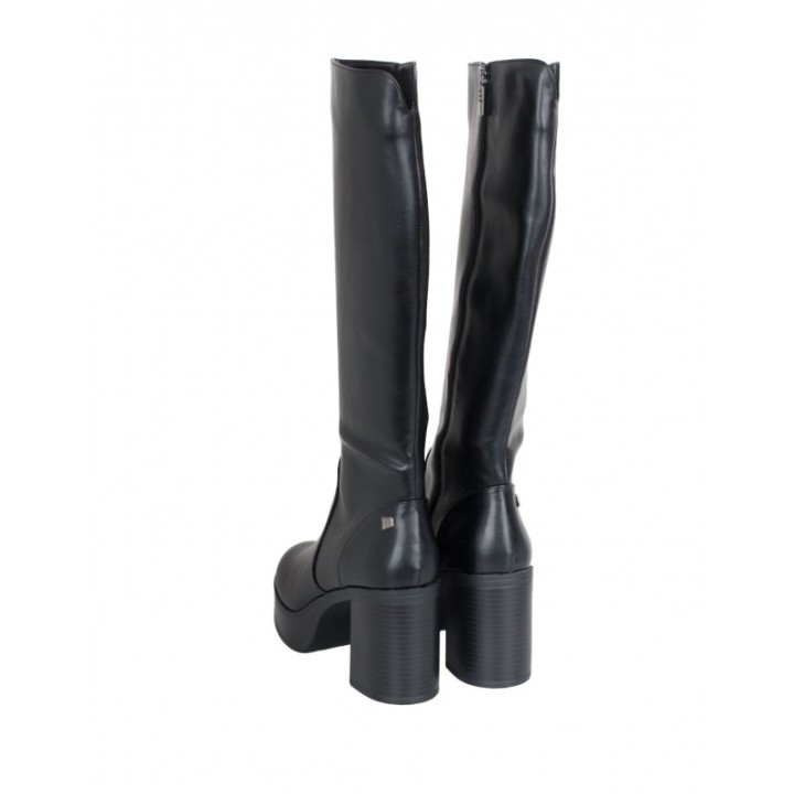 MUSTANG Botas Altas Tacon Ancho Plataforma