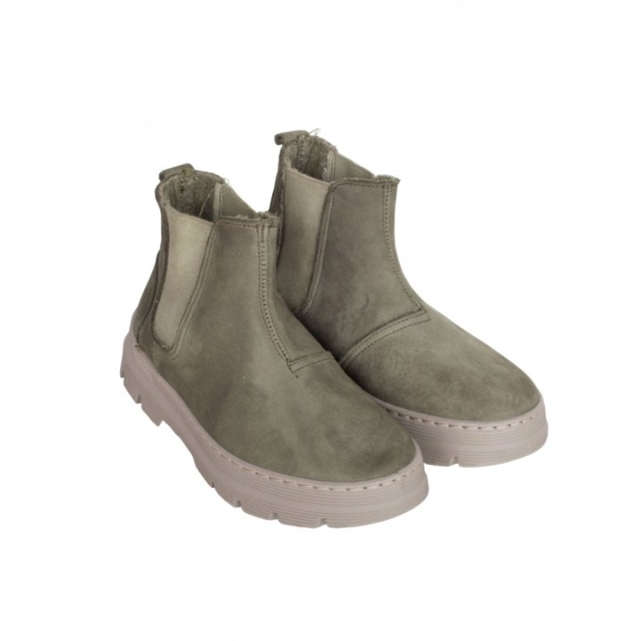 NATURAL WORLD Botines Chelsea Verdes