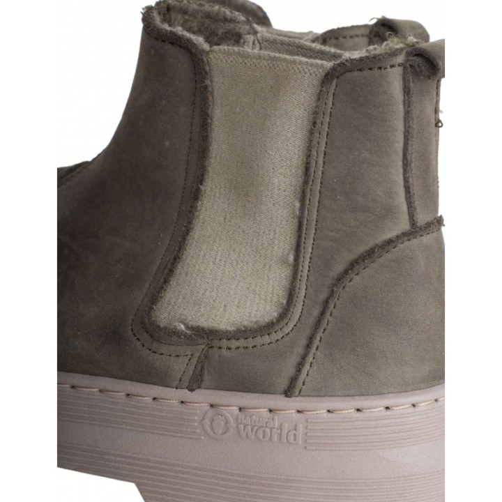NATURAL WORLD Botines Chelsea Verdes