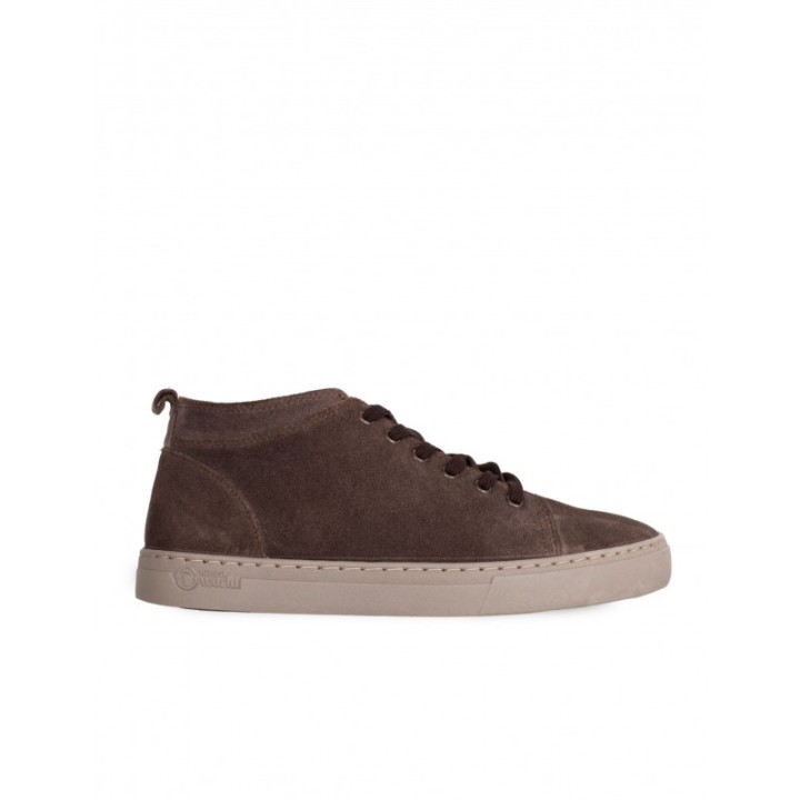 NATURAL WORLD Botines Casual Forrados Marrones