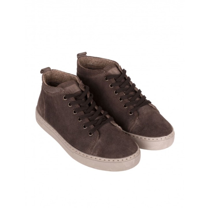 NATURAL WORLD Botines Casual Forrados Marrones