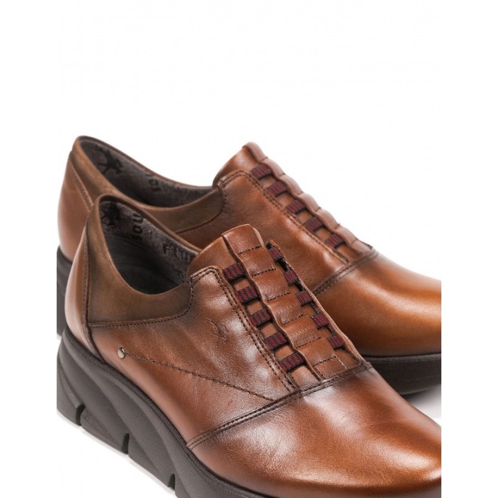 FLUCHOS Zapatos Cordones Elasticos Cuero