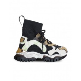 EXe Zapatillas Plataforma Calcetin Altas