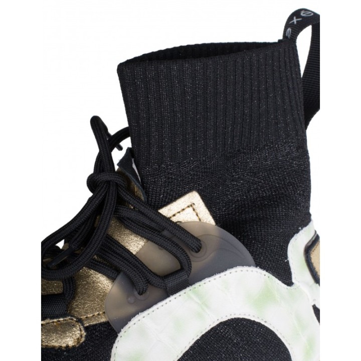 EXe Zapatillas Plataforma Calcetin Altas