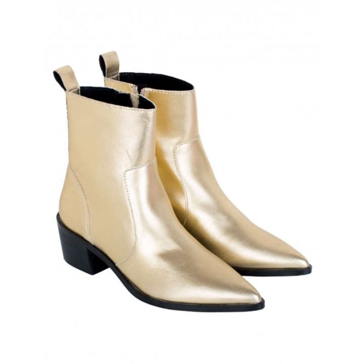 Botines Camperos Dorados