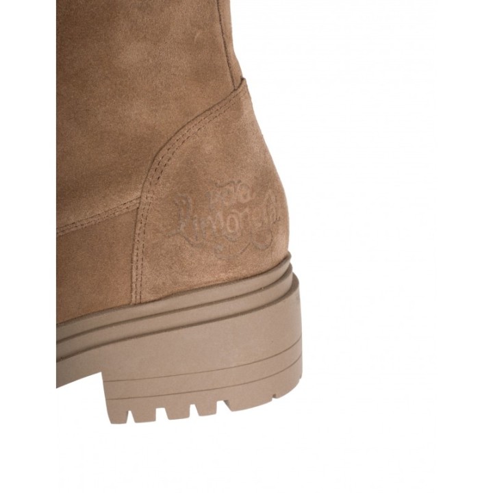Botas Militares Cordones Cuero PERA LIMONERA