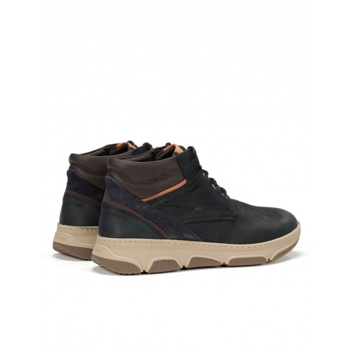 Botines Cordones Sport Piel Azules FLUCHOS