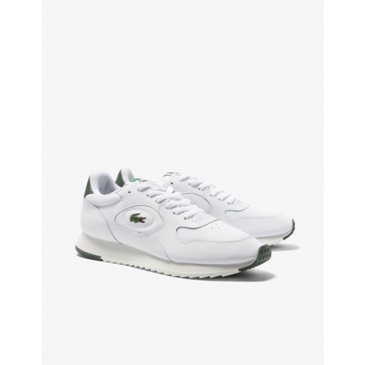 LACOSTE Zapatillas Piel Linetrack Blancas