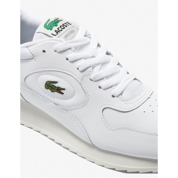 LACOSTE Zapatillas Piel Linetrack Blancas