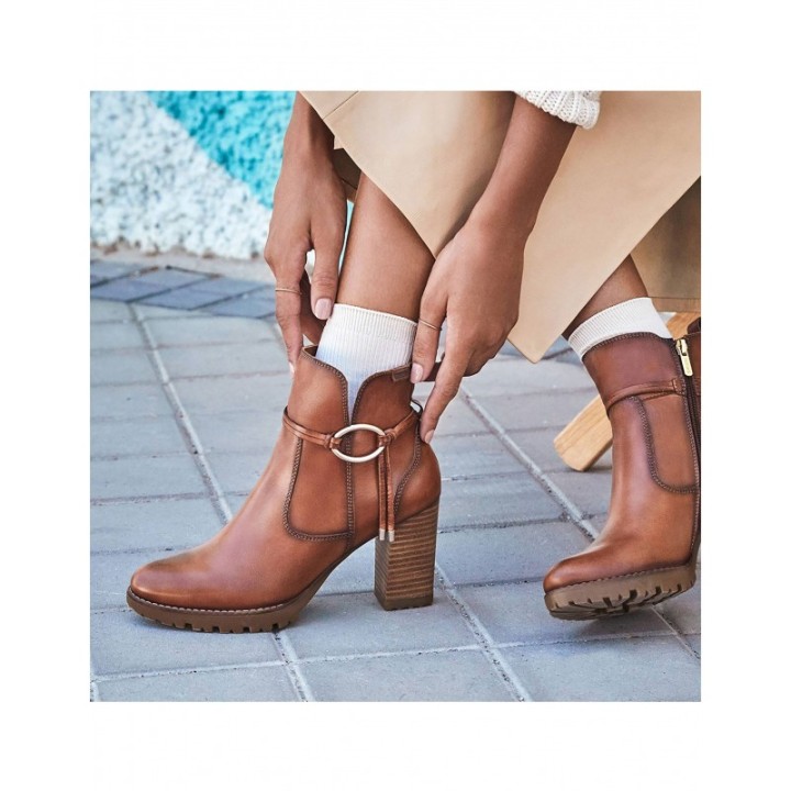 PIKOLINOS Botines Tacon Cuero