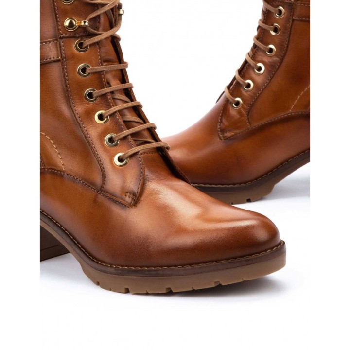 PIKOLINOS Botines Cordones Tacon Cuero