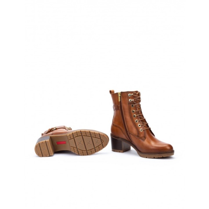 PIKOLINOS Botines Cordones Tacon Cuero