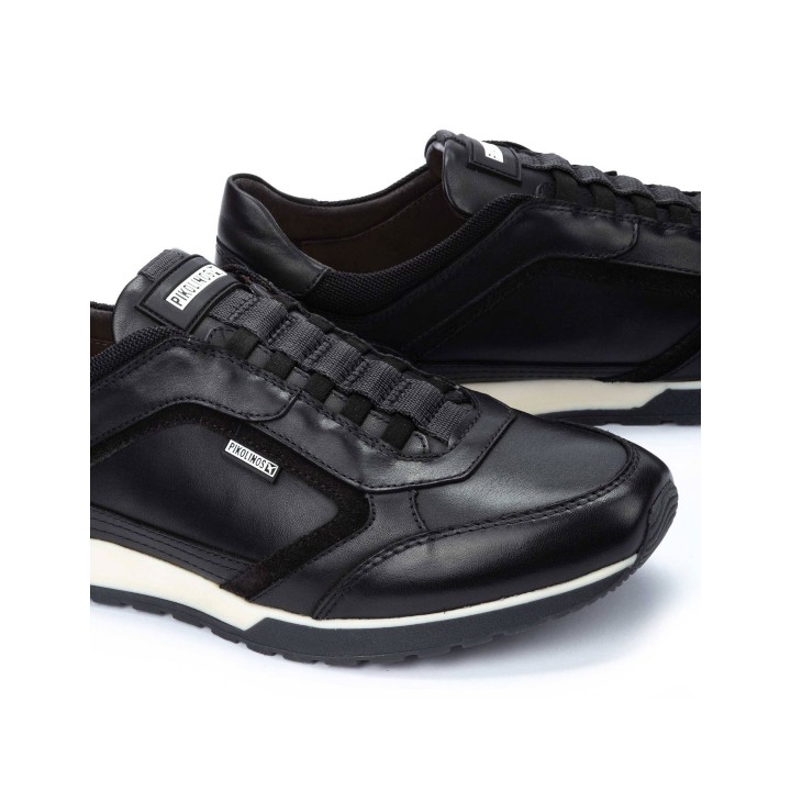 PIKOLINOS Zapatillas Vestir Cordones Elasticos Azules