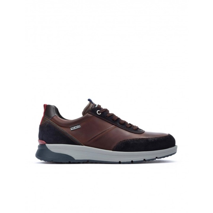 Zapatillas Vestir Hombre Piel Marrones PIKOLINOS