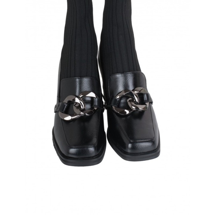 Botas Altas Calcetin Mocasin Cadena
