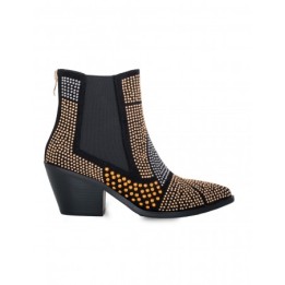 Botines Camperos Chelsea Tacon Tachuelas