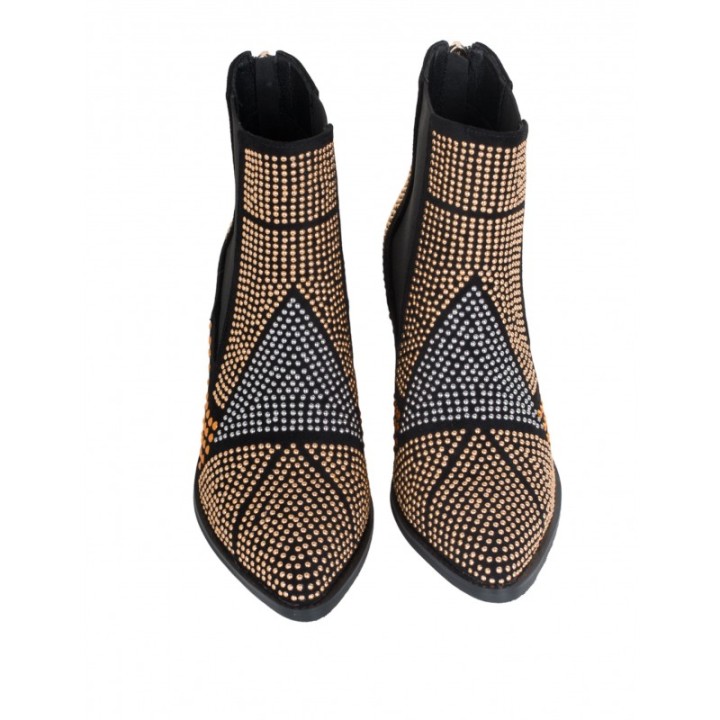 Botines Camperos Chelsea Tacon Tachuelas