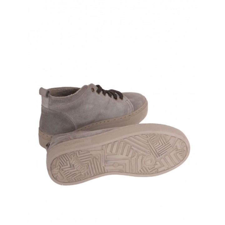Botines Cordones Plataforma Taupe NATURAL WORLD