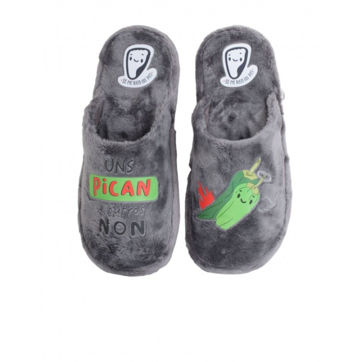 Zapatillas Casa Frase Pimientos SE ME RiEN LOS PIES