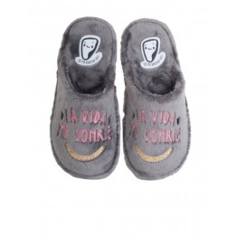 Zapatillas Casa Frase Sonrie SE ME RiEN LOS PIES