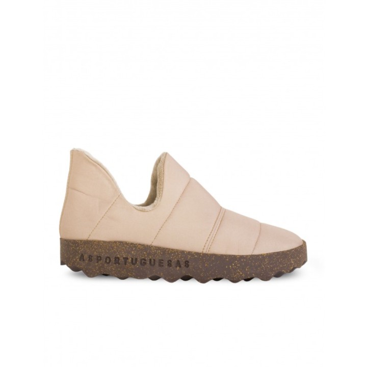 Zapatos Sostenibles Acolchados Beige ASPORTUGUESAS