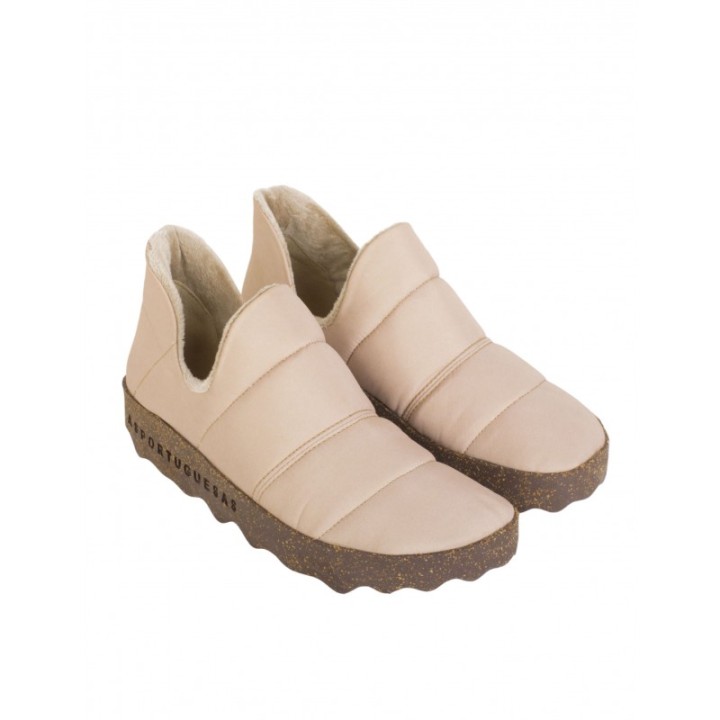 Zapatos Sostenibles Acolchados Beige ASPORTUGUESAS