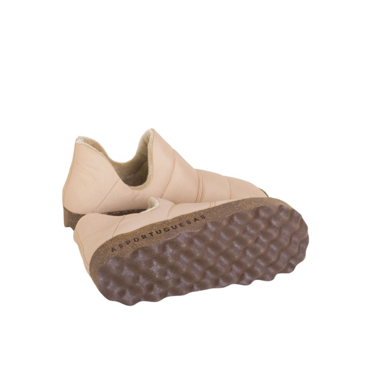 Zapatos Sostenibles Acolchados Beige ASPORTUGUESAS