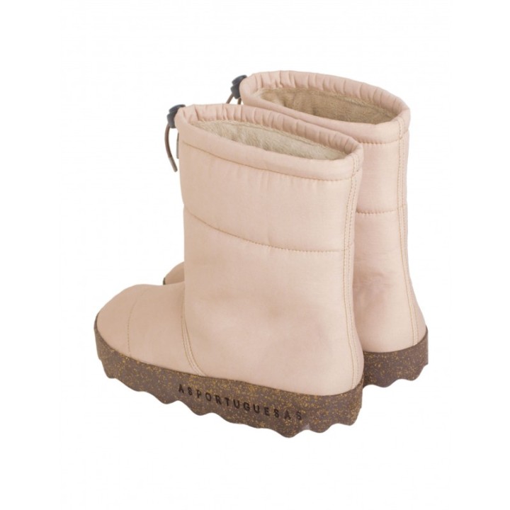 Botas Sostenibles Acolchados Beige ASPORTUGUESAS