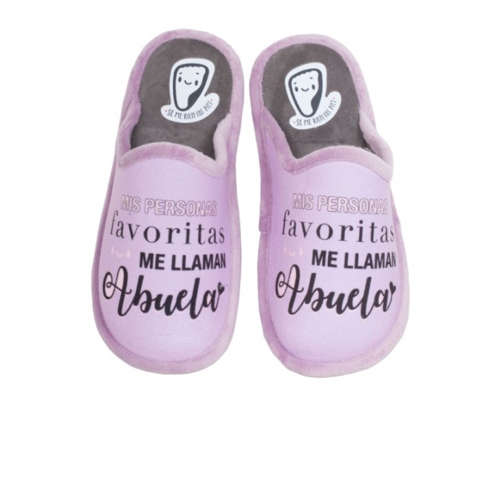 Zapatillas Casa Frase Abuela SE ME RiEN LOS PIES