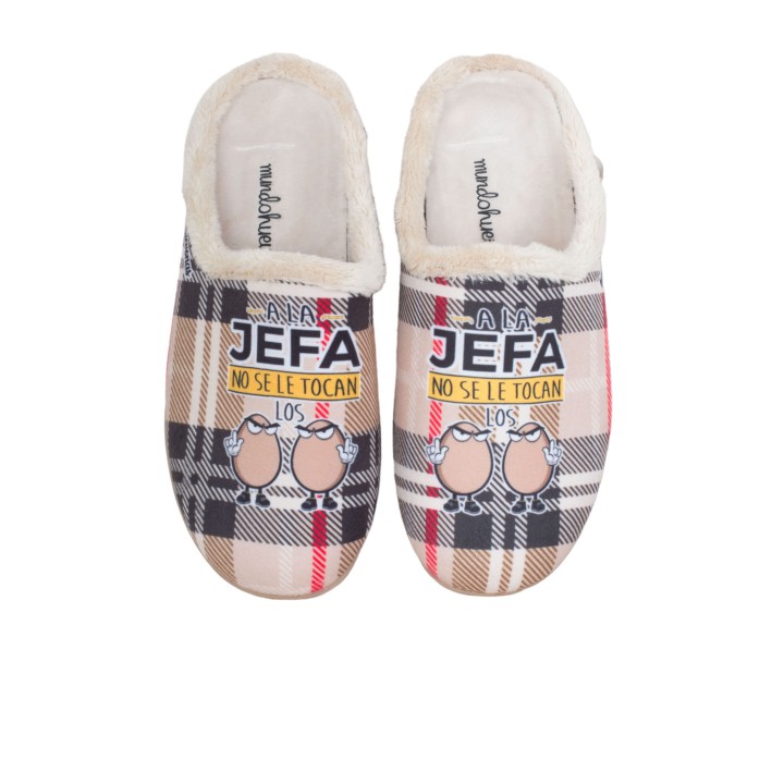 Zapatillas Casa A La Jefa No Se Le Tocan Los Huevos