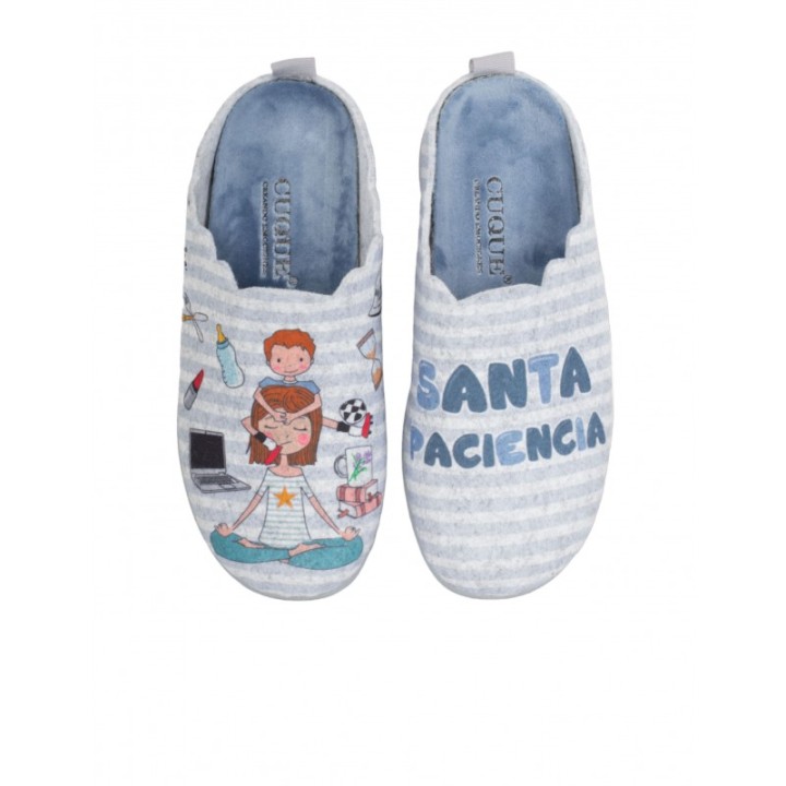 Zapatillas Casa Fieltro Santa Paciencia