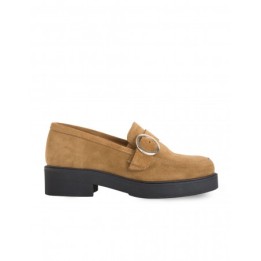 Mocasines Casual Piel Hebilla Cuero PERA LIMONERA